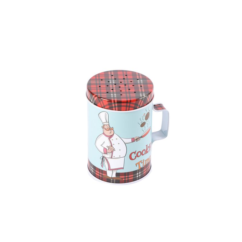 HOMEWELL - Azucarero Metal Rojo HOMEWELL