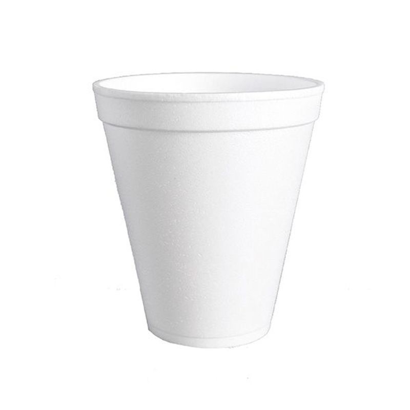 GENERICO - Vaso Desechable Plumavit 8oz 240cc / ml Sin Tapa 100 Unid