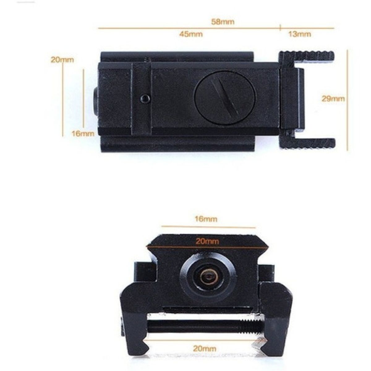 GENERICO - Láser De Accesorio aluminio para riel picatinny