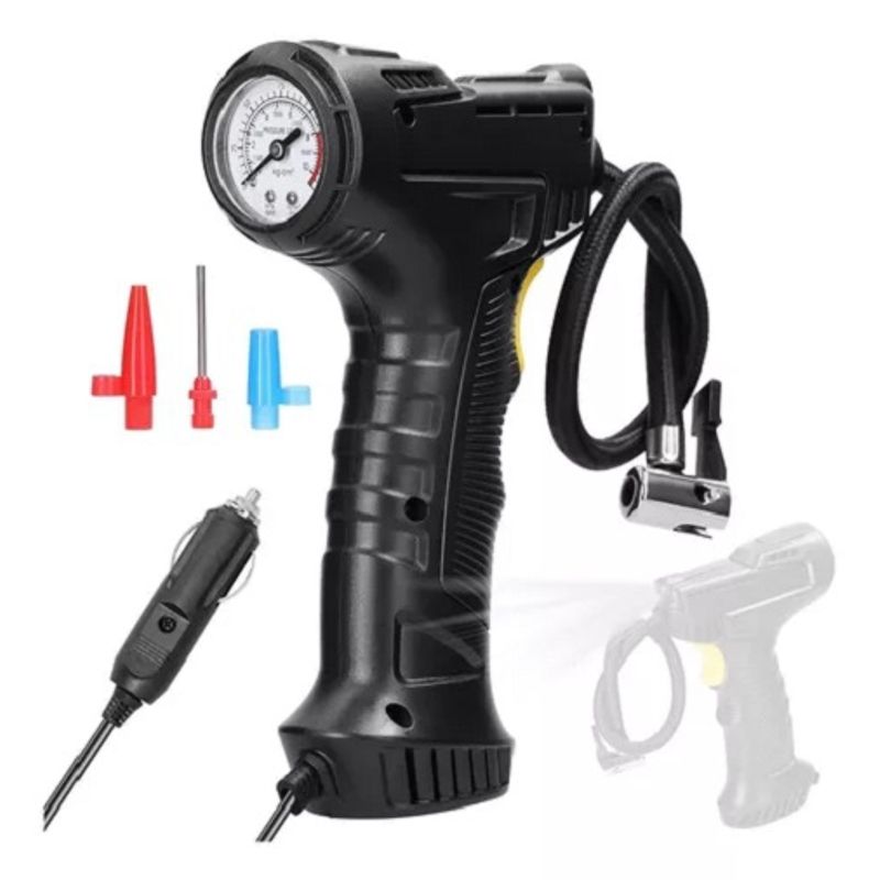 GENERICO - Compresor Aire Inflador Portátil 12v 120w Pistola 212066
