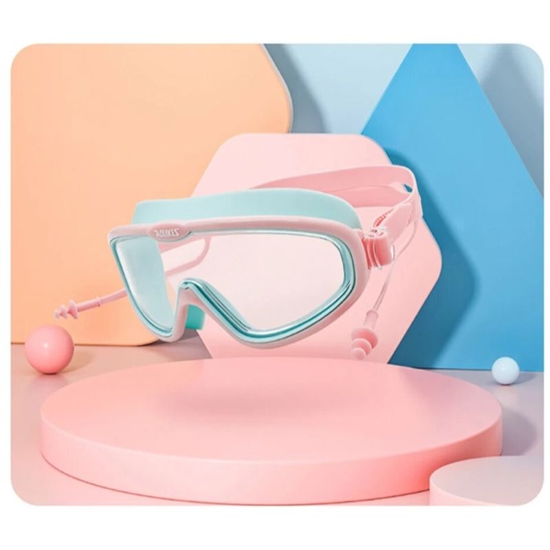 PLUSFIT - Gafas Natacion Ajustable Niño Niña Aolike Rosadas