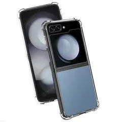 GENERICO - Carcasa Transparente Antigolpes Reforzada Para Samsung Z Flip5 5G