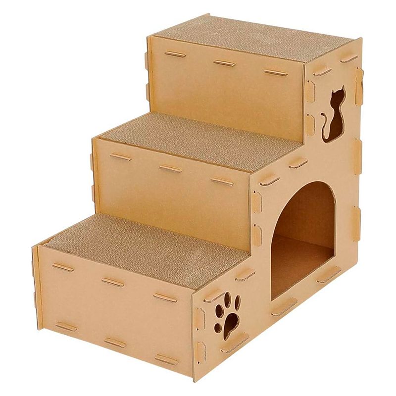 OLINA - Rascador para gatos con forma de escalera