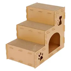OLINA - Rascador para gatos con forma de escalera