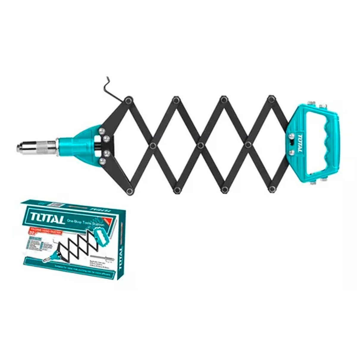 TOTAL TOOLS - Remachadora Acordeon Manual Plegable 32 Pulgadas Total