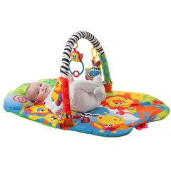 PLAYGRO - Gimnasio 5 en 1 Para Bebé Safari