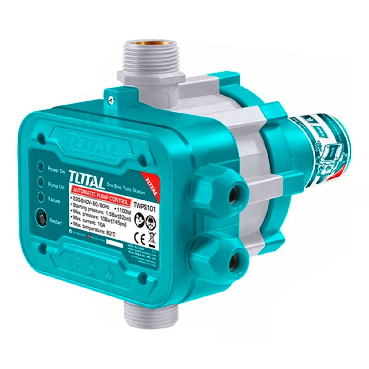 TOTAL TOOLS - Controlador Automatico Presión Bomba De Agua Total