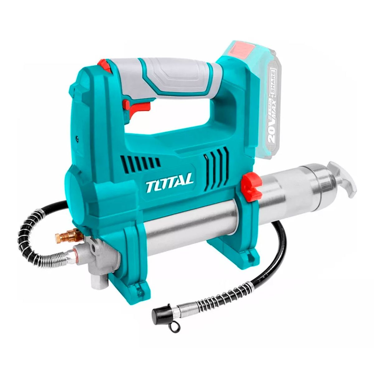 TOTAL TOOLS - Pistola Engrasadora Inalámbrica 20v Total Tggli2010