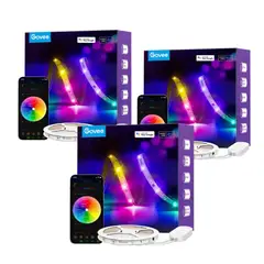 GOVEE - Pack 3x Tira de luces LED RGBIC Basic Wi-Fi Bluetooth