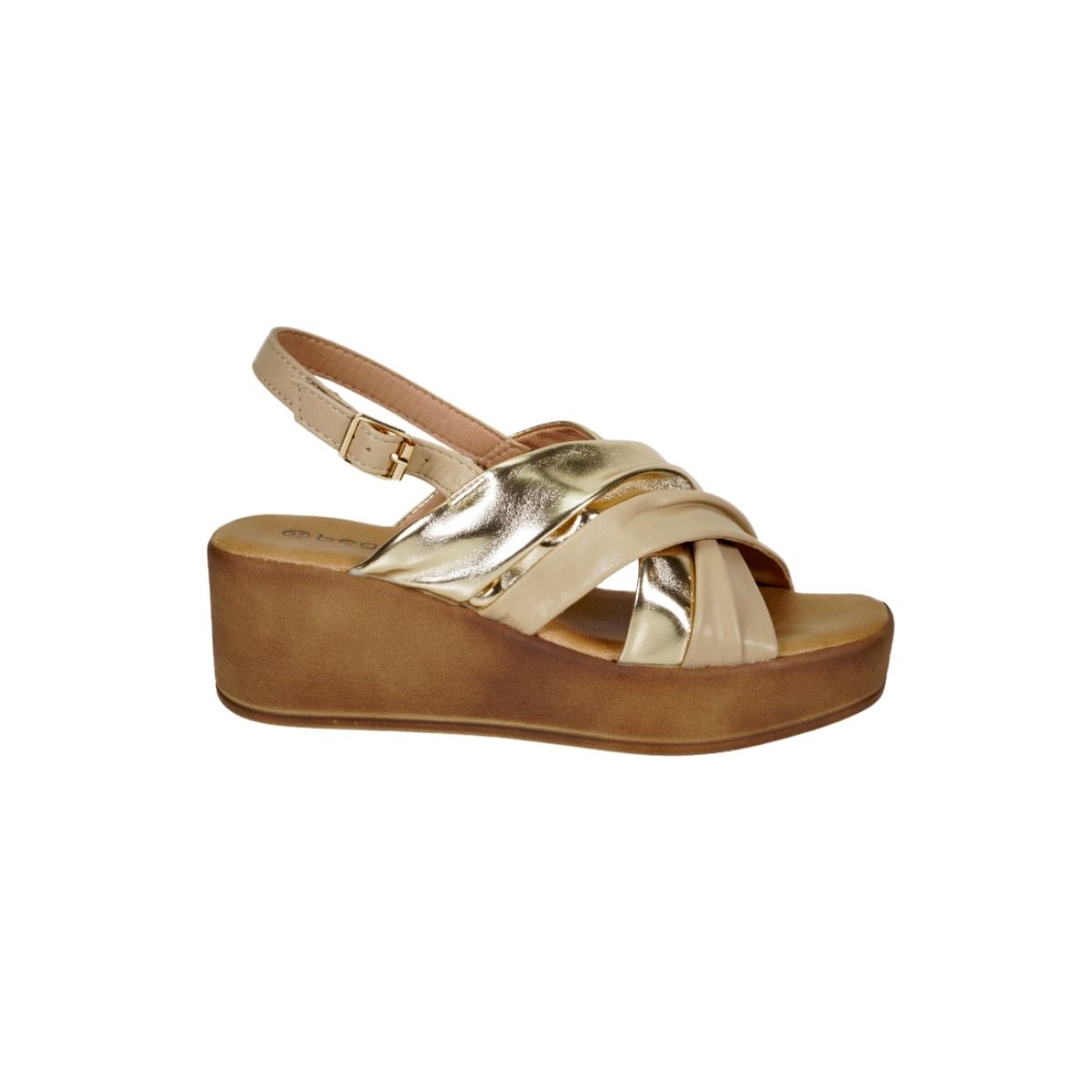 BEGOÑA - Sandalia Ghia Beige BEGOÑA