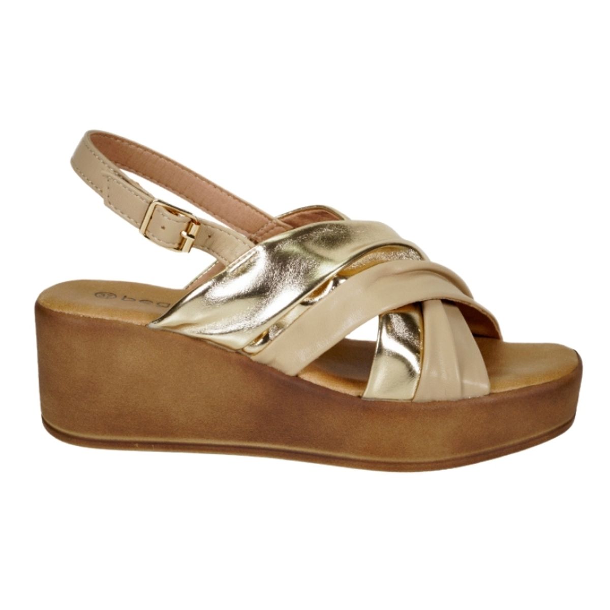 BEGOÑA - Sandalia Ghia Beige BEGOÑA
