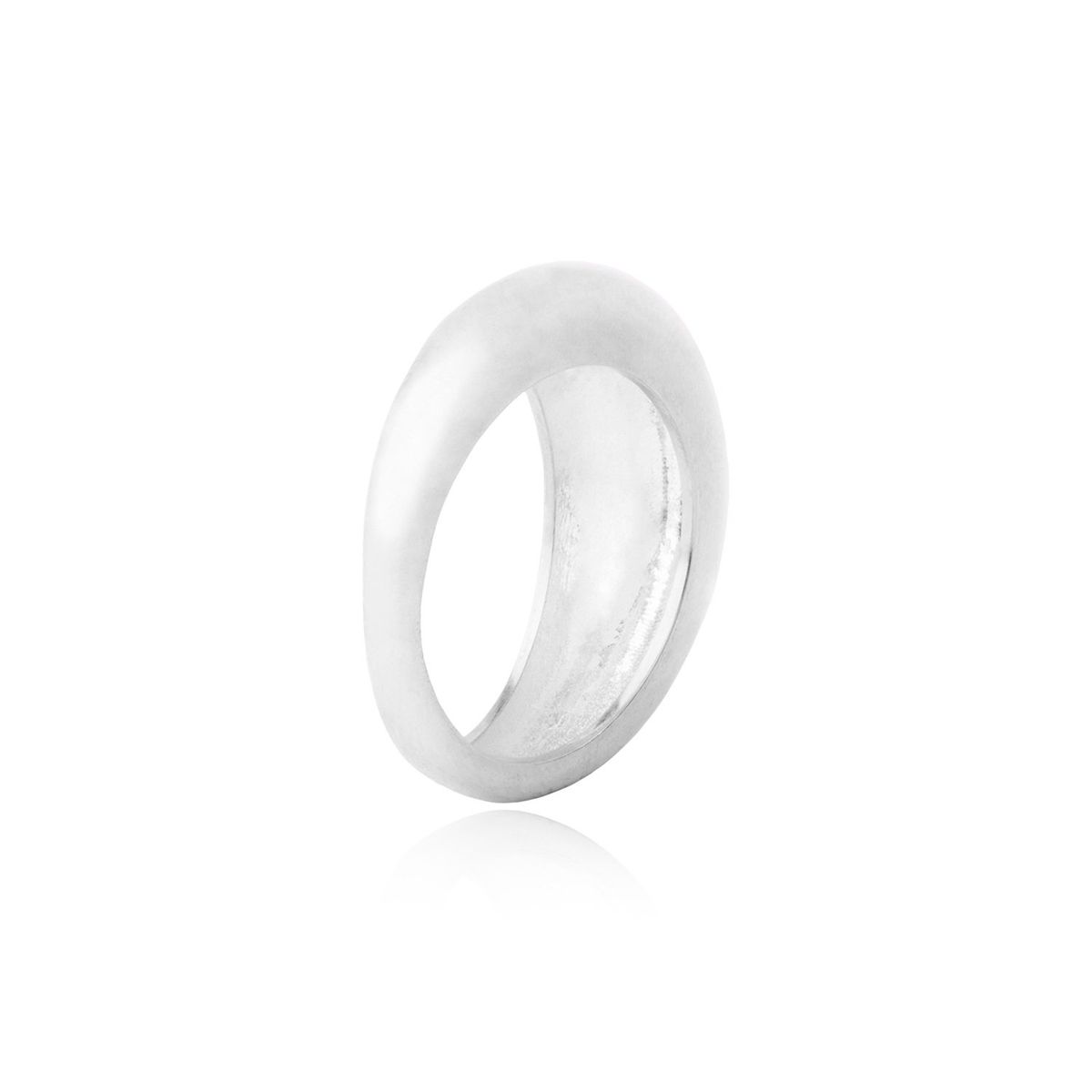 JB JOYAS BARON - Anillo de Plata Esterlina 925 Liso Alto