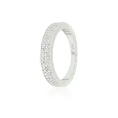 JB JOYAS BARON - Anillo de Plata Esterlina 925 Triple Cintillo
