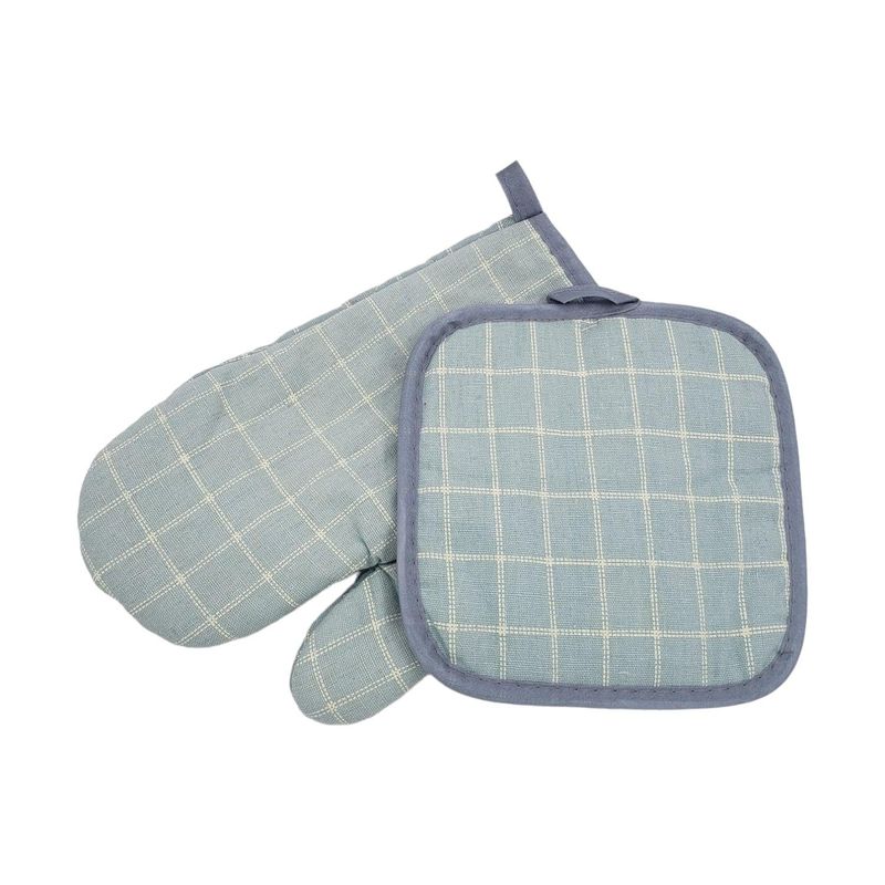 HOMEWELL - Set Guantes y Toma Olla Azul HOMEWELL