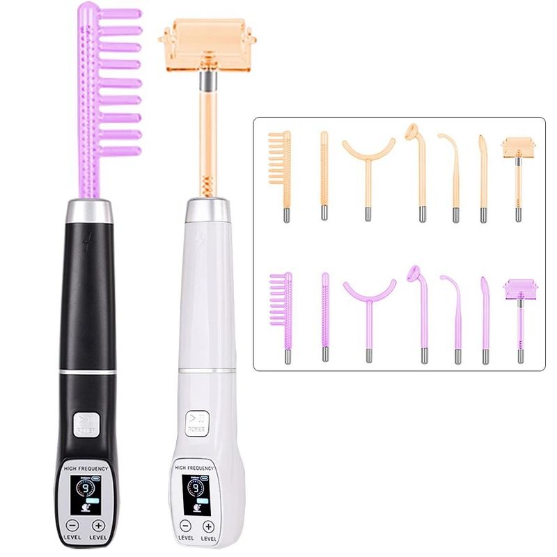 GENERICO - Masajeador facial de alta frecuencia Varita de electroterapia