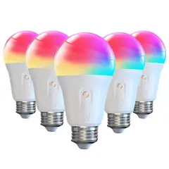 GOVEE - Pack 5x Ampolleta Smart RGBWW 1200 lúmenes