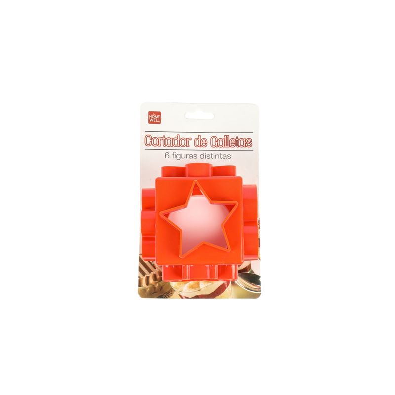 HOMEWELL - Cortador Galletas 6 Figuras HOMEWELL