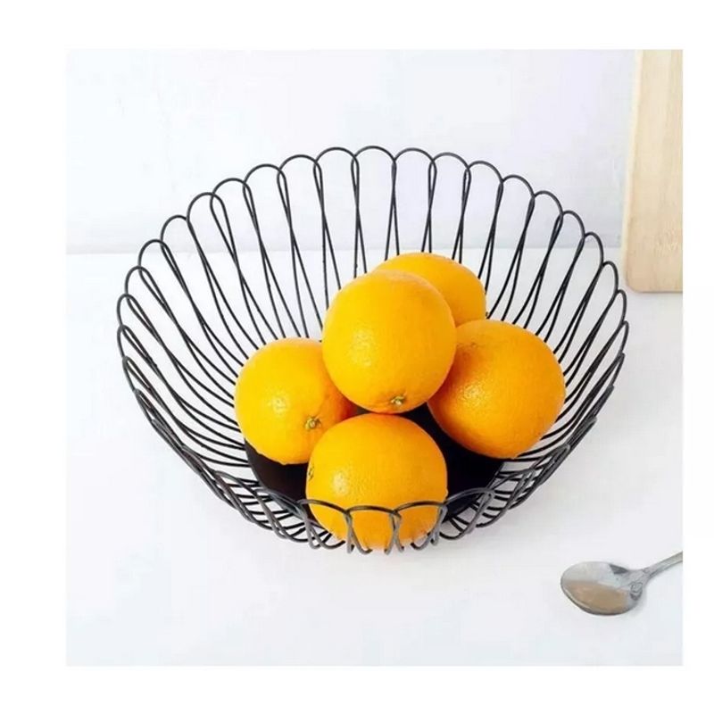 GENERICO - Cesta Metalica Para Frutas Y Verduras Elegante