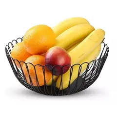 GENERICO - Cesta Metalica Para Frutas Y Verduras Bandeja Elegante