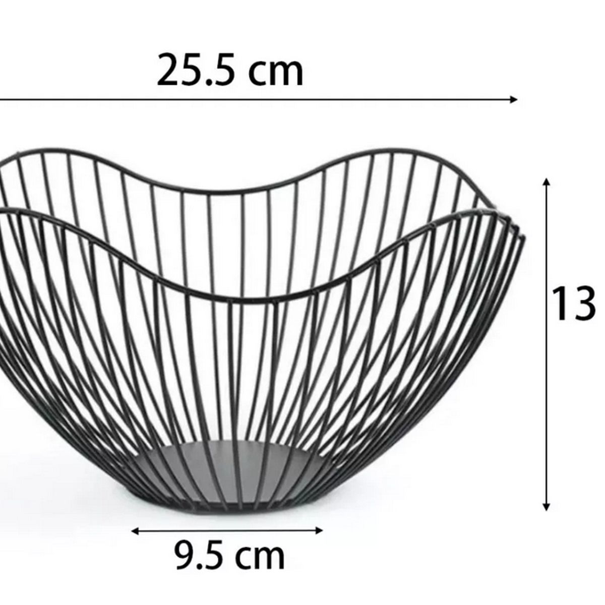 GENERICO - Cesta Metalica Para Frutas Y Verduras Multiuso Elegante.