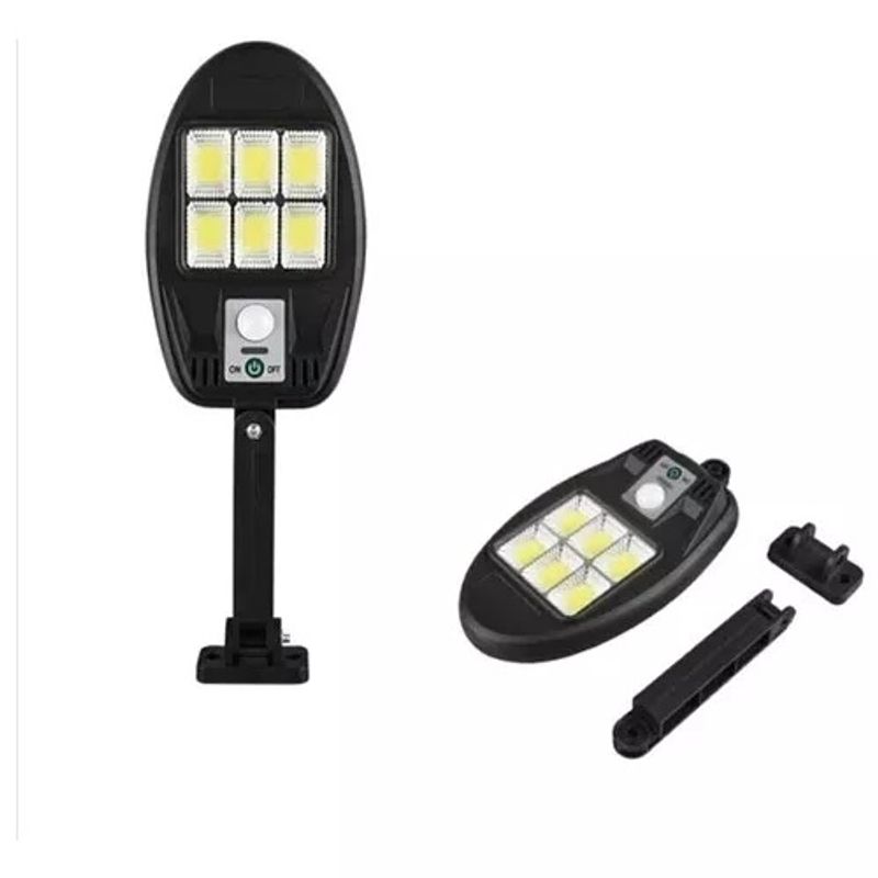 GENERICO - Foco Led Solar 18w Sensor Movimiento Panel Control Remoto 220086
