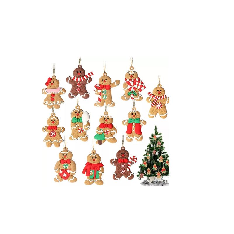 GENERICO - Adornos De Pan De Jengibre Para El Árbol De Navidad