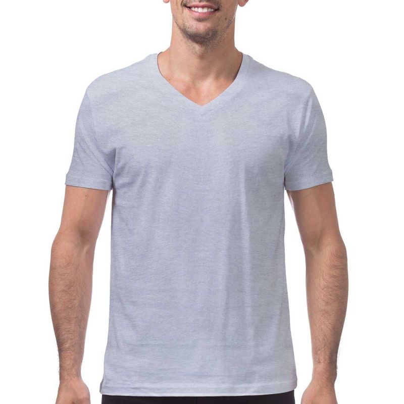 EVERSO - Camiseta Bambu Hombre Cuello V manga corta_.