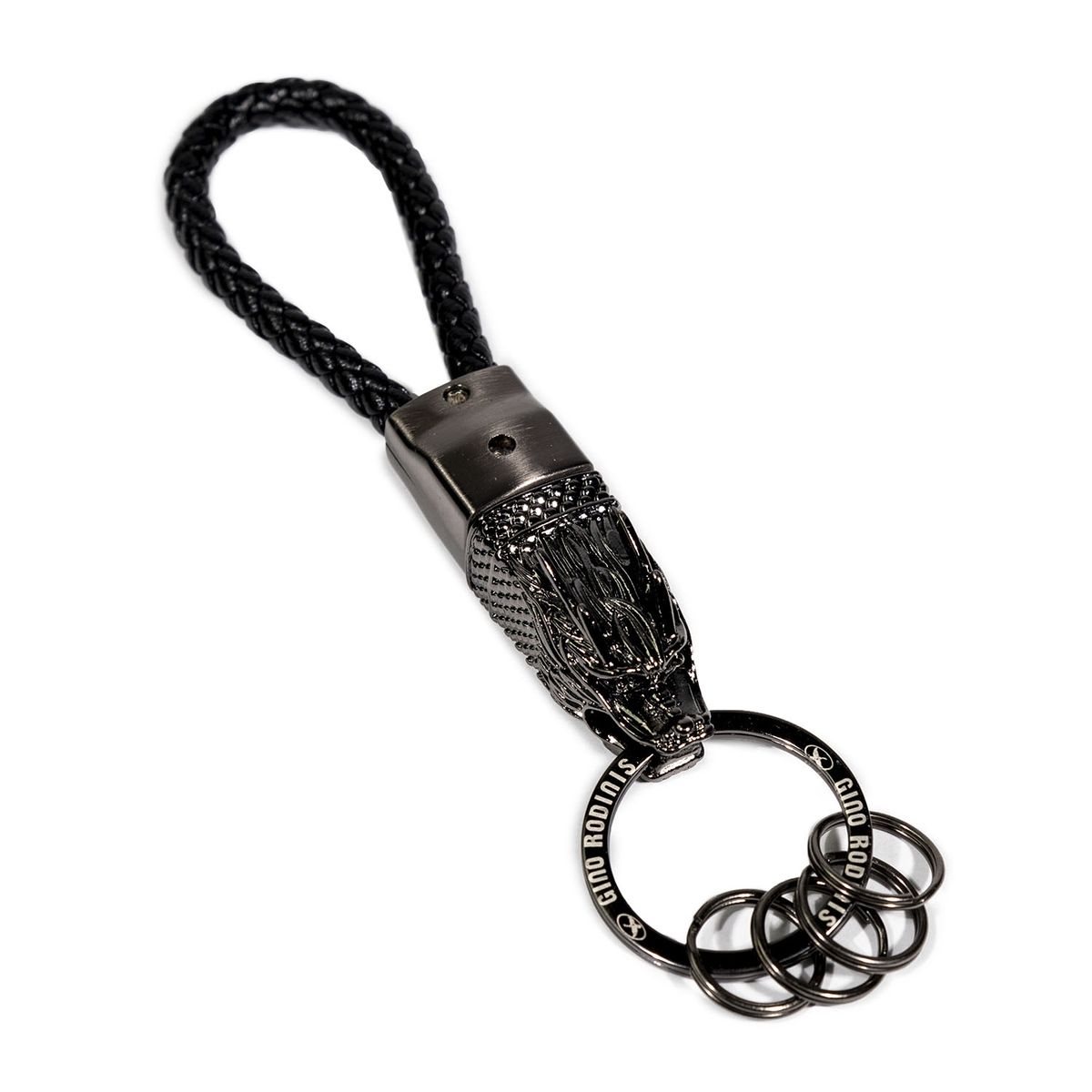 GINO RODINIS - Llavero De Hombre LL101 Negro Gino Rodinis