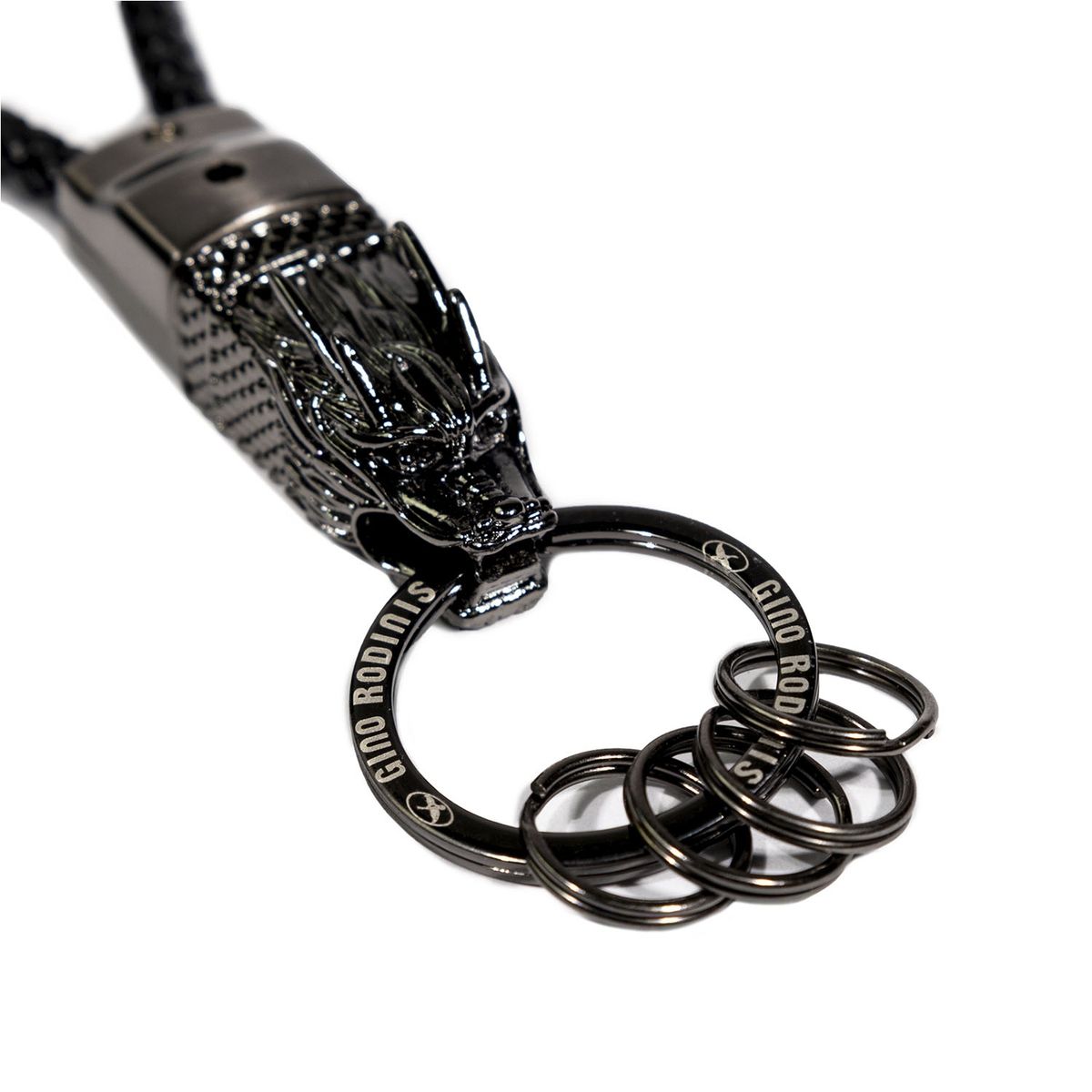 GINO RODINIS - Llavero De Hombre LL101 Negro Gino Rodinis