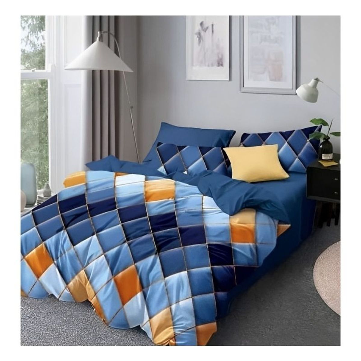 GENERICO - Cubrecama Quilt De Verano King Diseños Estampados TF