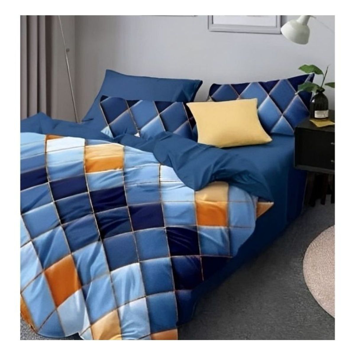 GENERICO - Cubrecama Quilt De Verano King Diseños Estampados TF