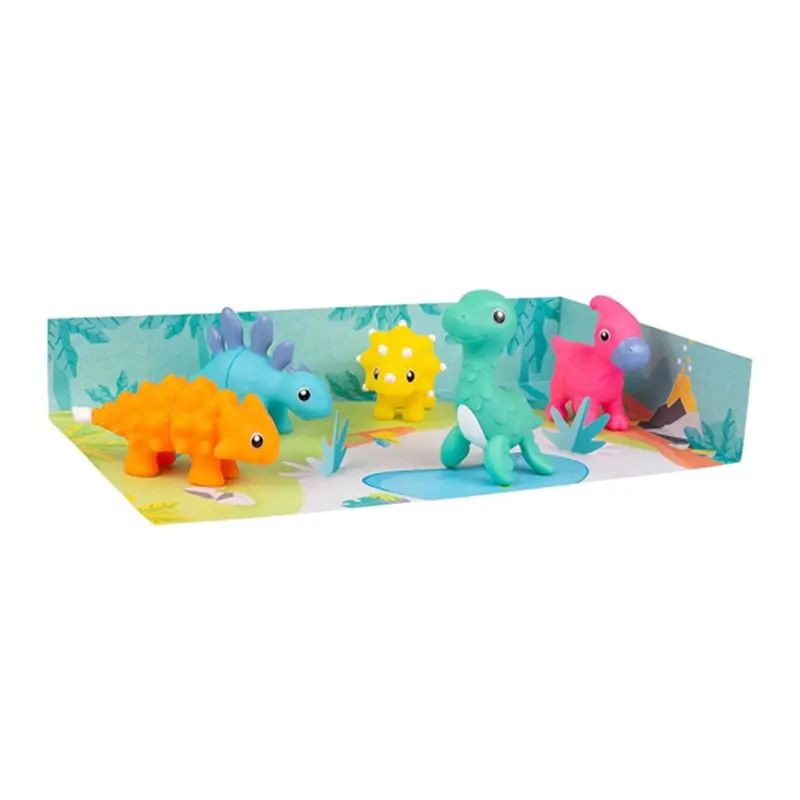 PLAYGRO - Set de Dinosaurios Playgro Construye Mezcla y Juega