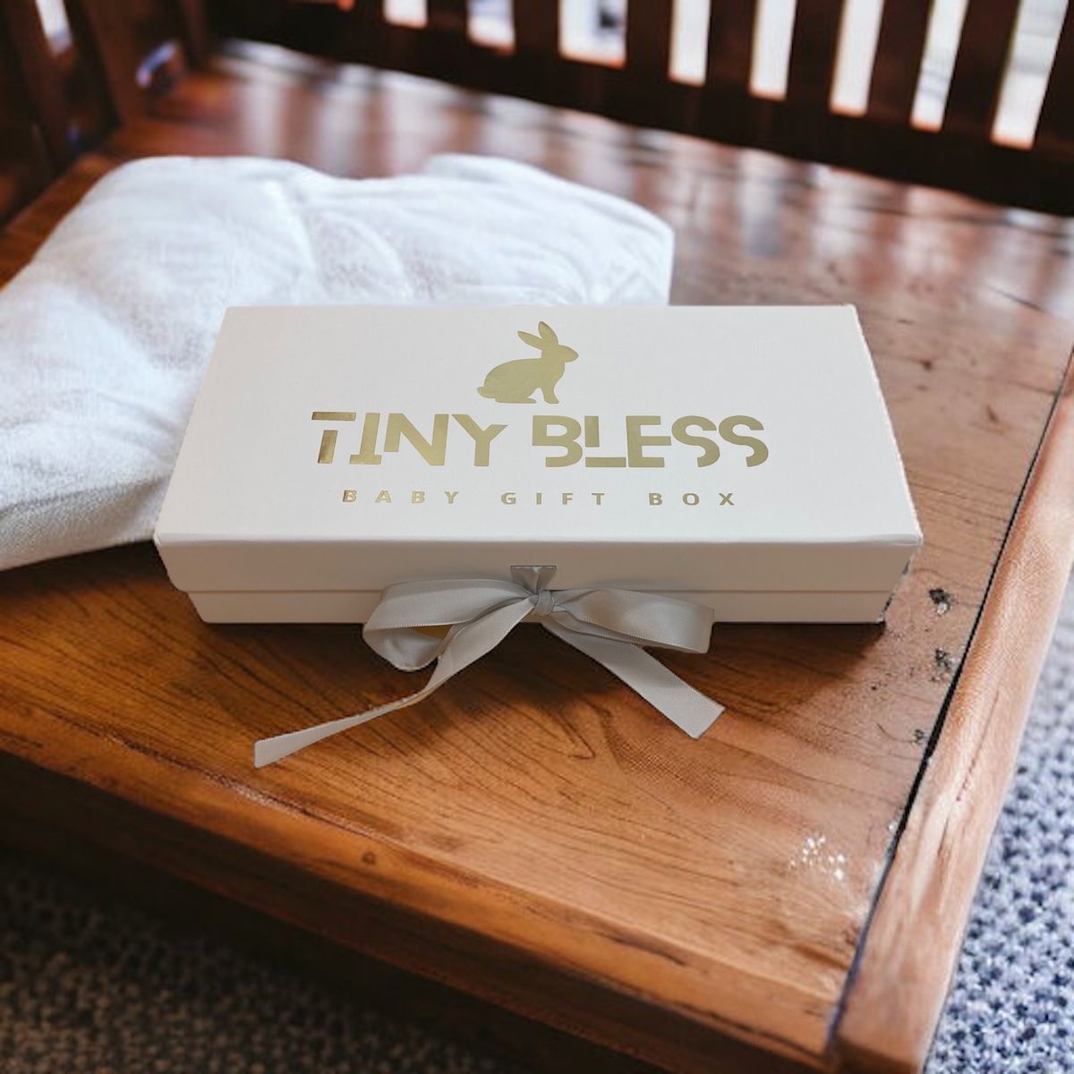 TINY BLESS - Regalo Baby Shower Tiny Bless® Bebe y Recién Nacido Caqui