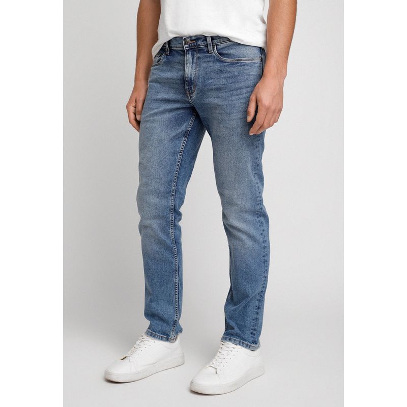 PERRY ELLIS - Jeans Slim Fit Hombre Azul Medio