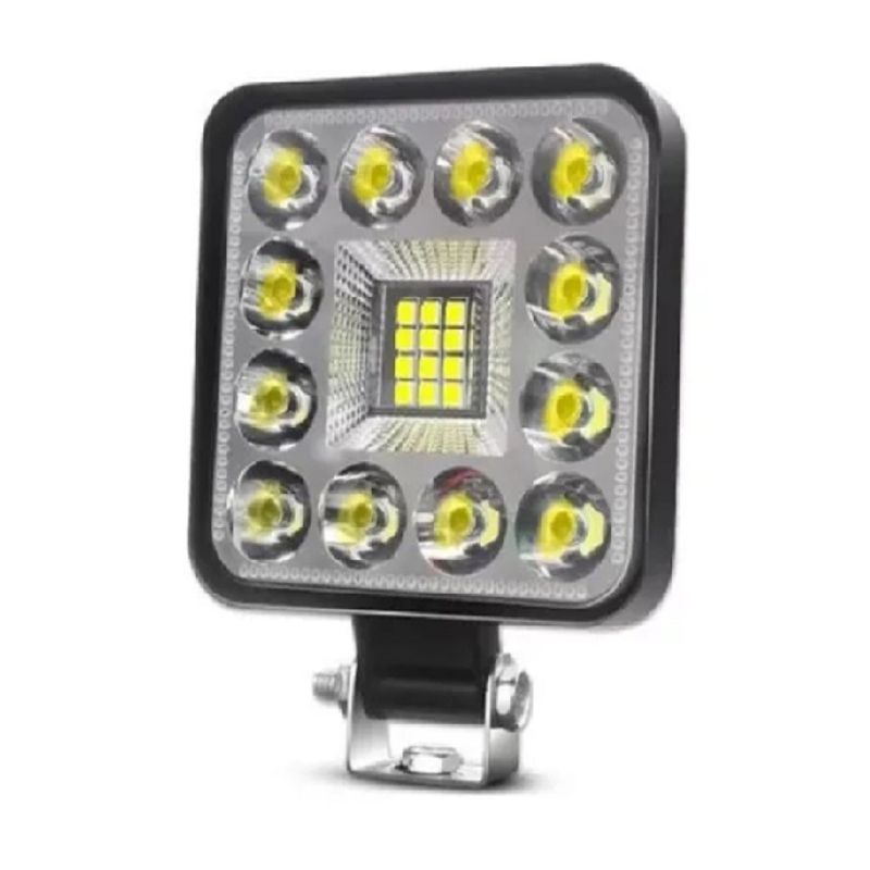 GENERICO - Luces Foco Neblinero Led 84w 4x4 Auto Moto Cuadrado 212069