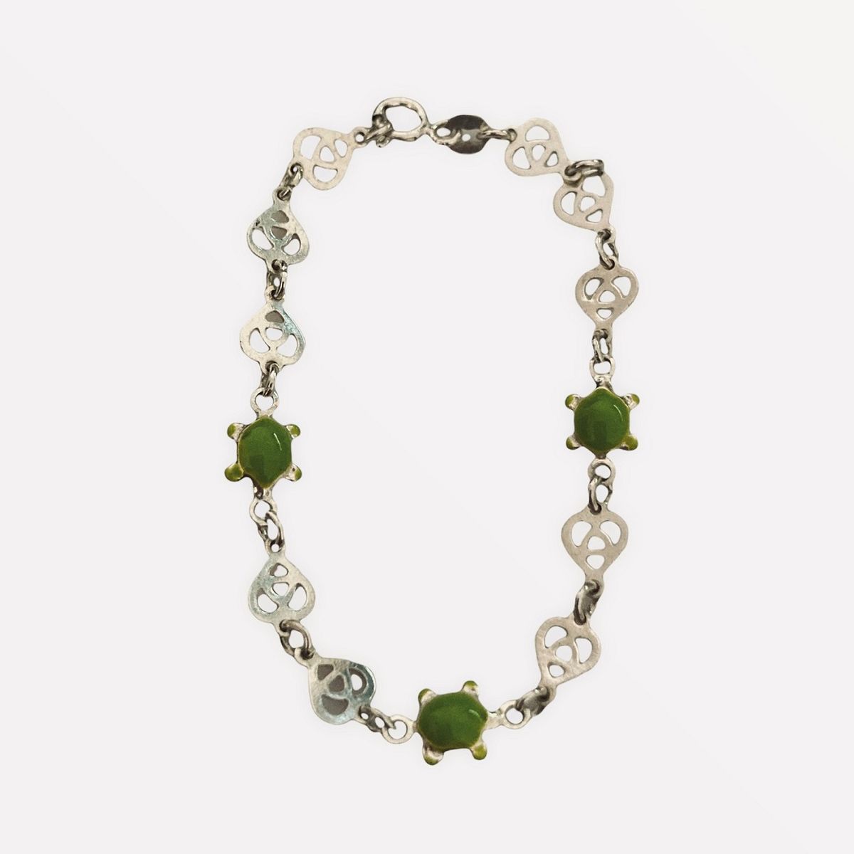 TAETHAI - Pulsera infantil de plata 925 con resina