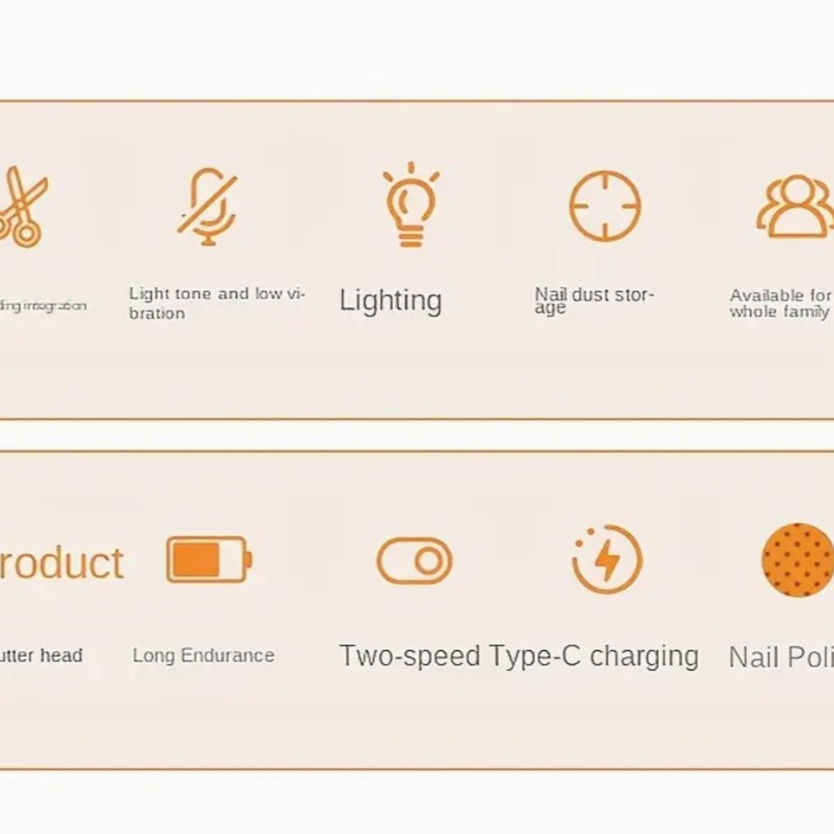 GENERICO - Cortauñas  Automático  De Uñas Para Manos Y Pies
