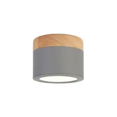 HB LEDS - Panel LED Deco Sobrepuesto Madera 6W Gris