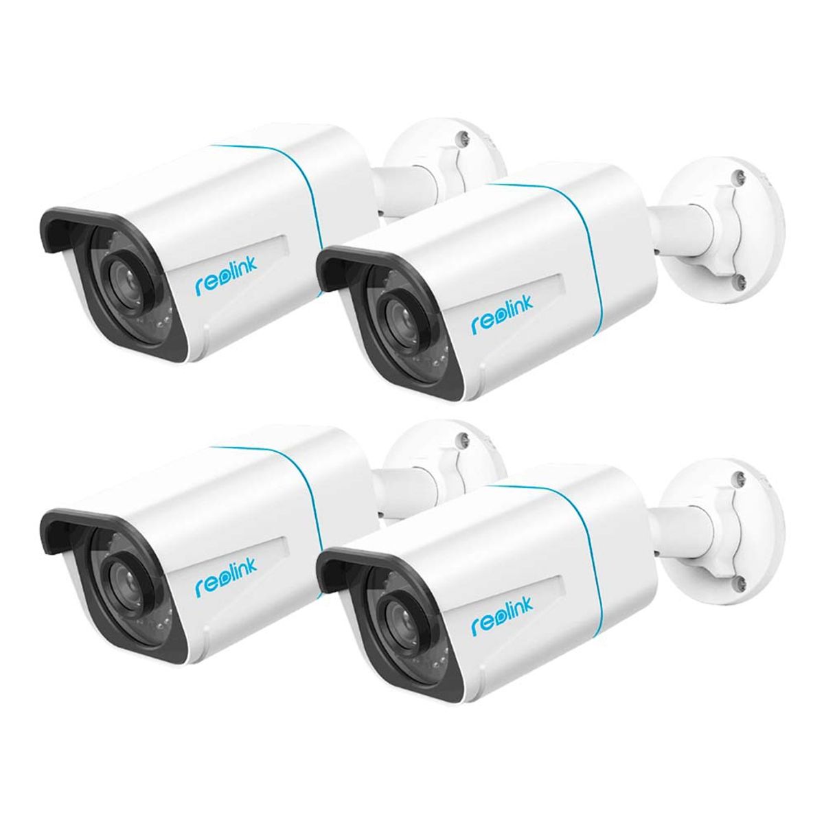 REOLINK - Pack 4x Cámara de seguridad RLC-810A Reolink