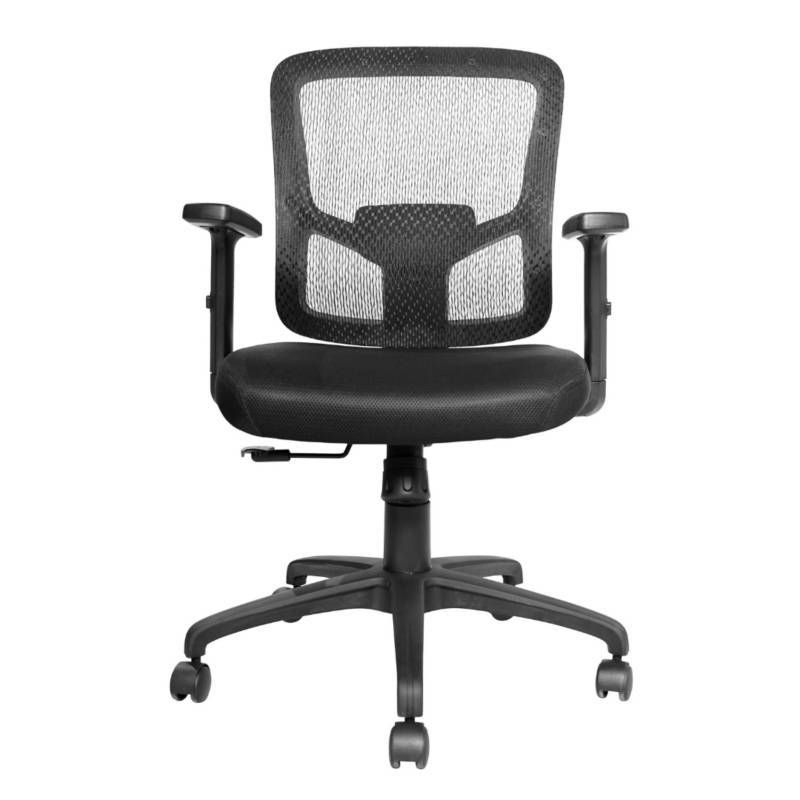 GENERICO - Silla Escritorio Patrick Regulable Negro Bergs