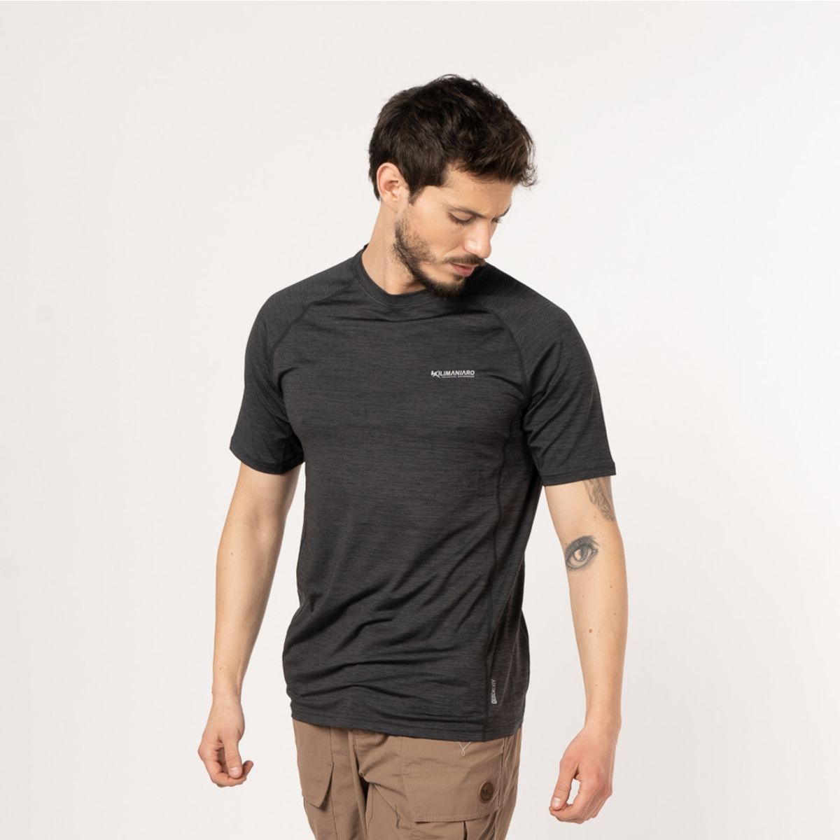 KILIMANJARO - Polera Hombre Toruk Gris KILIMANJARO