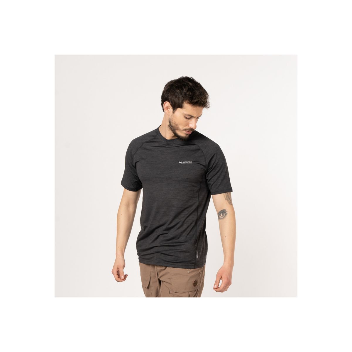 KILIMANJARO - Polera Hombre Toruk Gris KILIMANJARO