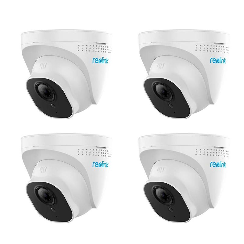 REOLINK - Pack 4x Cámara de Seguridad Exterior IP PoE RLC-520A Reolink
