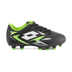 LOTTO - Zapato Fútbol Niño - Solista IV Negro Verde