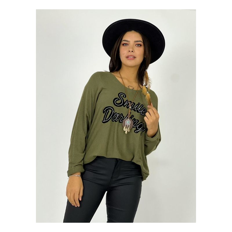 ENIGMATICA BOUTIQUE - Polera Italiana Smile Darling Hecho en Italia ENIGMATICA BOUTIQUE