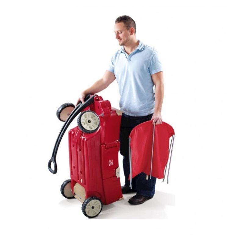 STEP Carro de Arrastre Infantil Techado Step2