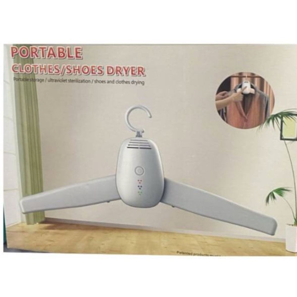 GENERICO - Perchero Colgador Portatil Secador de Ropa Zapatos