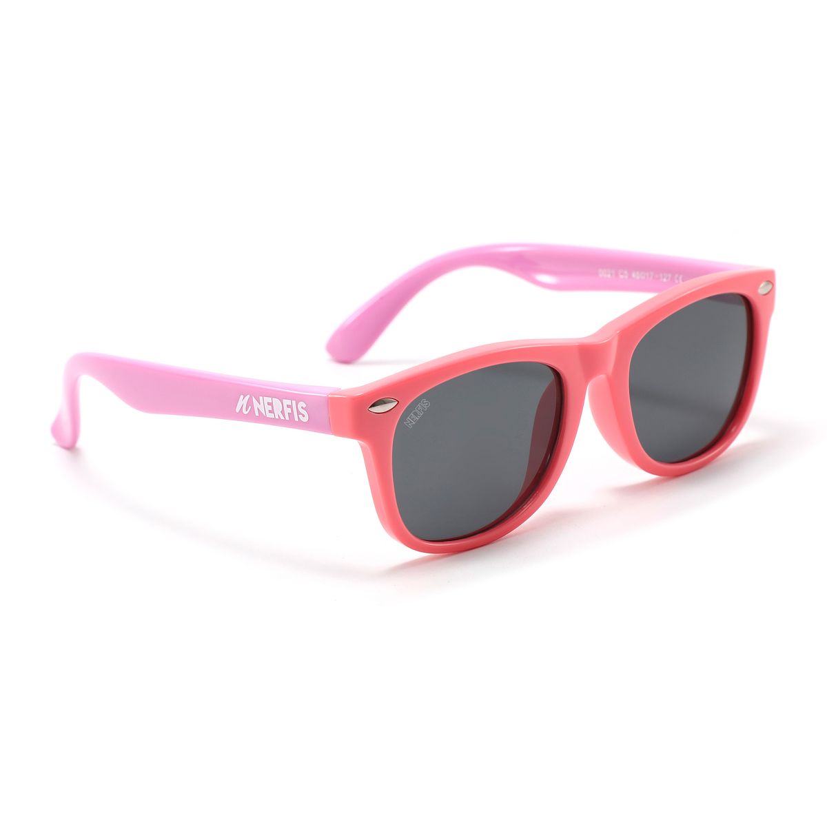 NERFIS - Lente de sol Kids Classic Raspberry Polarizado Nerfis