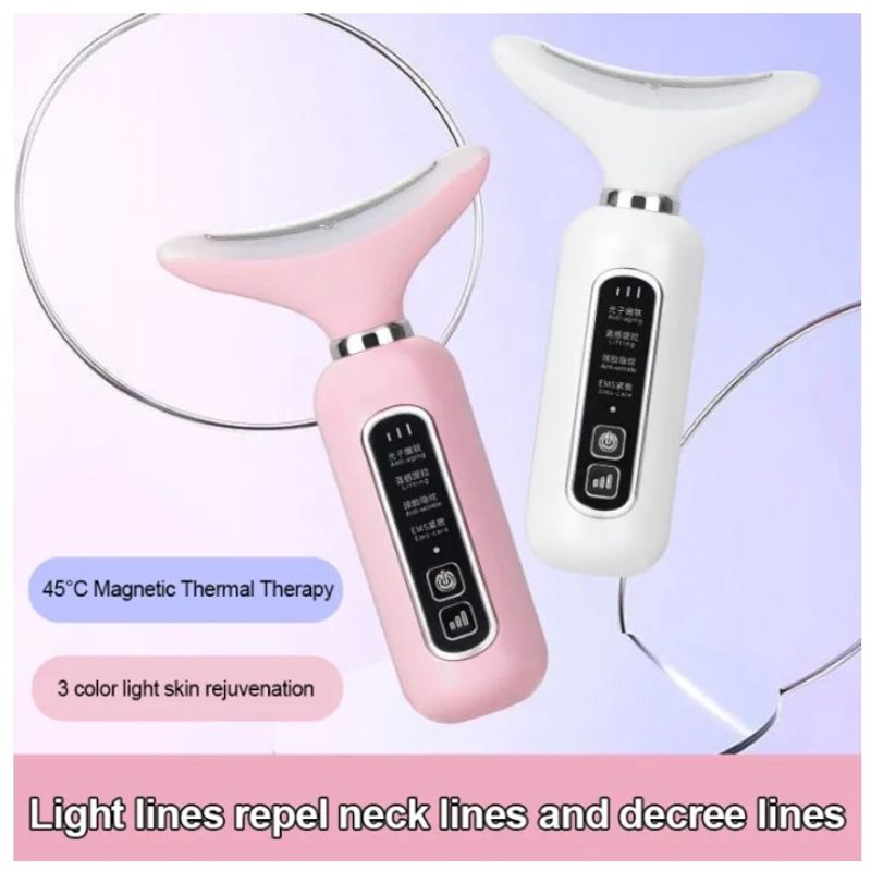 GENERICO - Aparato de Belleza Para el Cuello con Vibración de Onda de luz