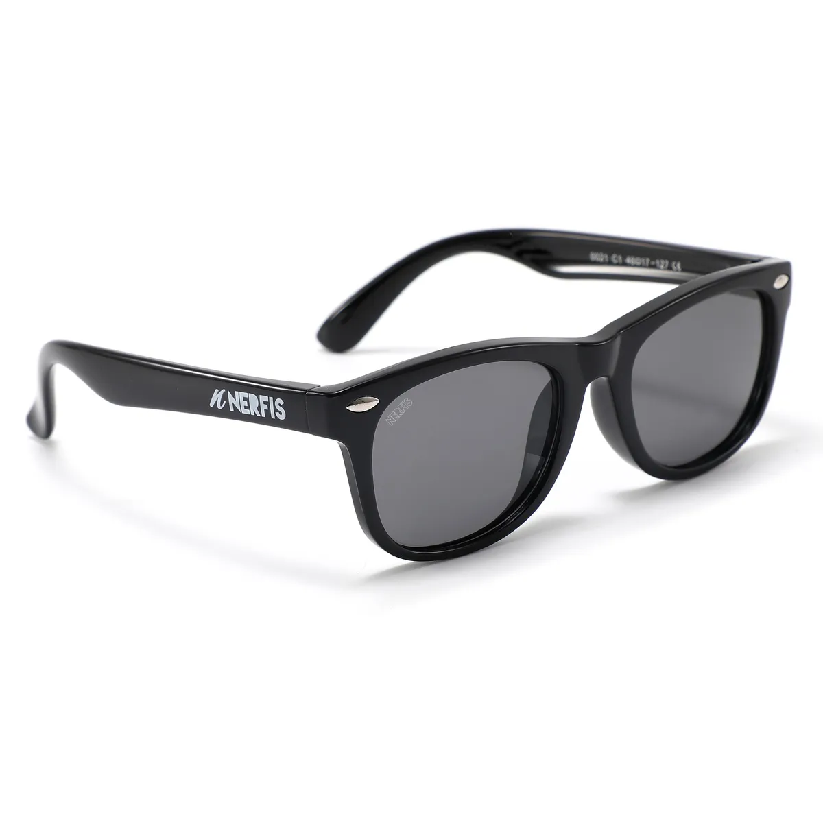 NERFIS - Lente de sol Kids Classic Black Polarizado Nerfis